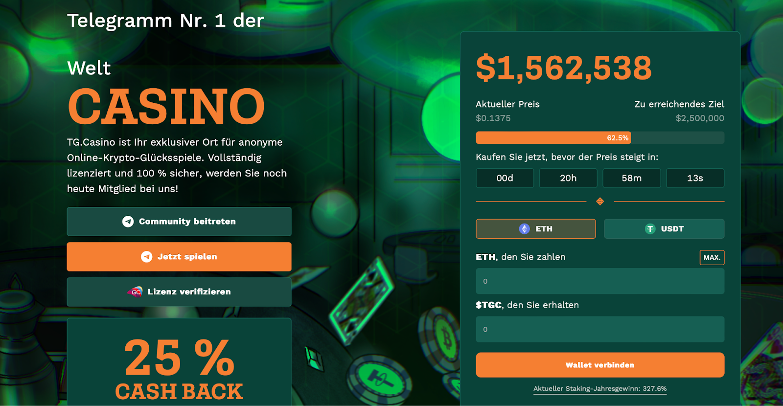 TG.Casino Presale 