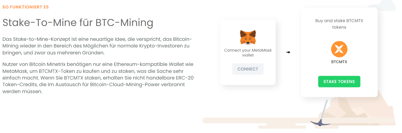 Bitcoin minetrix Stake to mine
