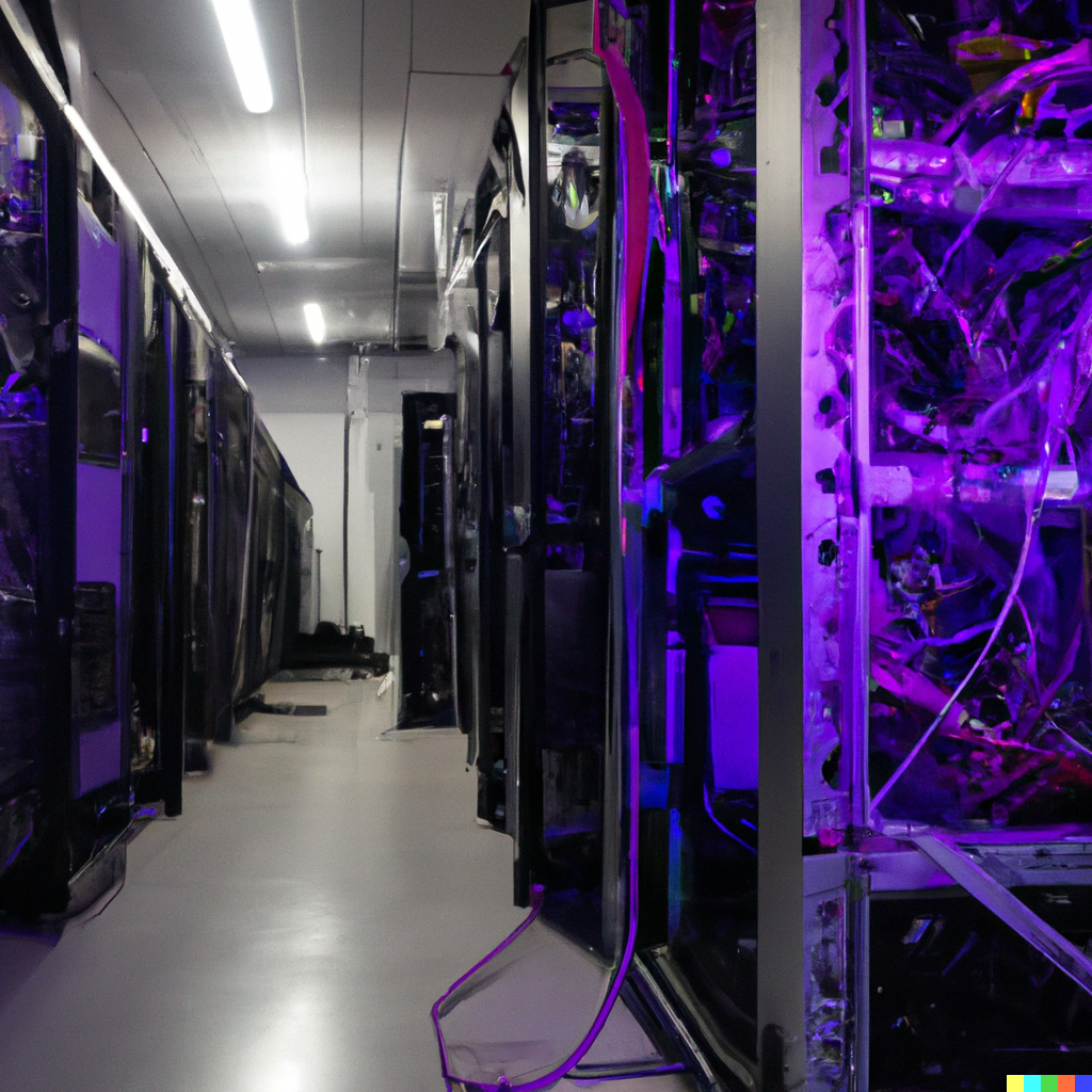 Bitcoin Mining farm