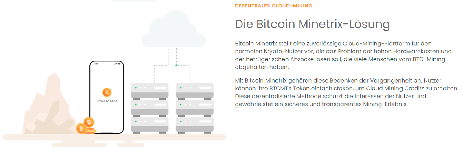 Bitcoin Minetrix Lösung