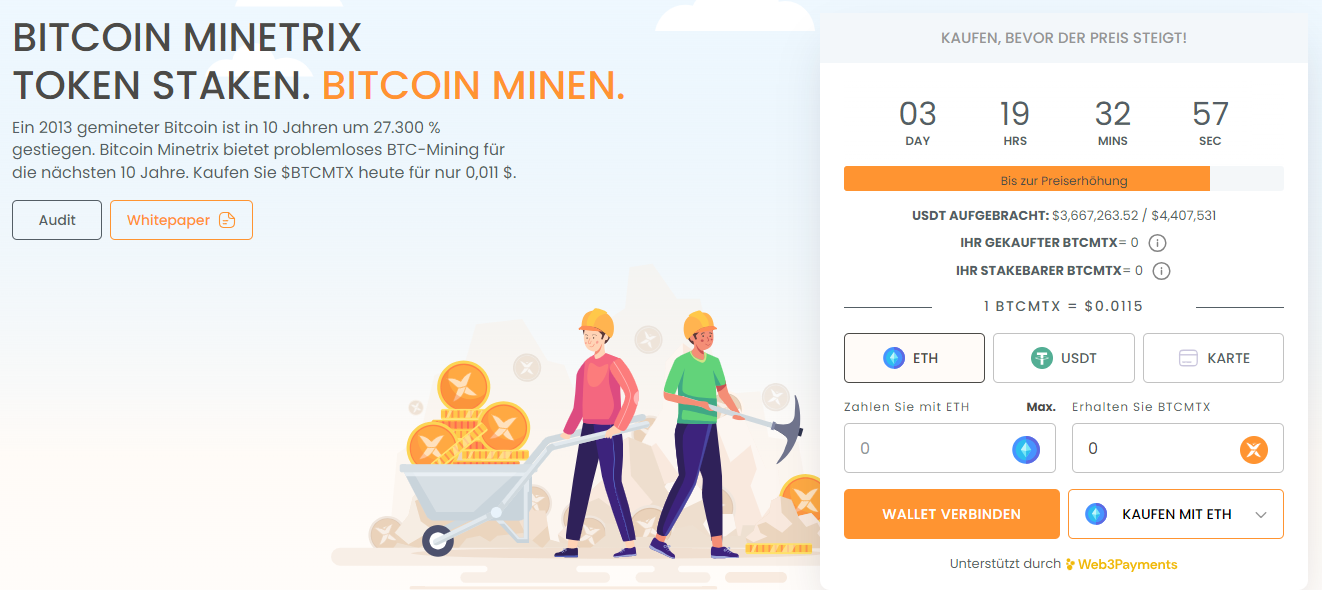 Bitcoin Minetrix Presale