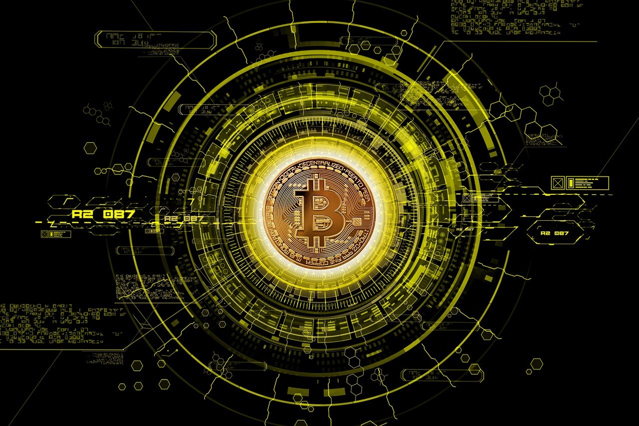 Bitcoin Stockfoto