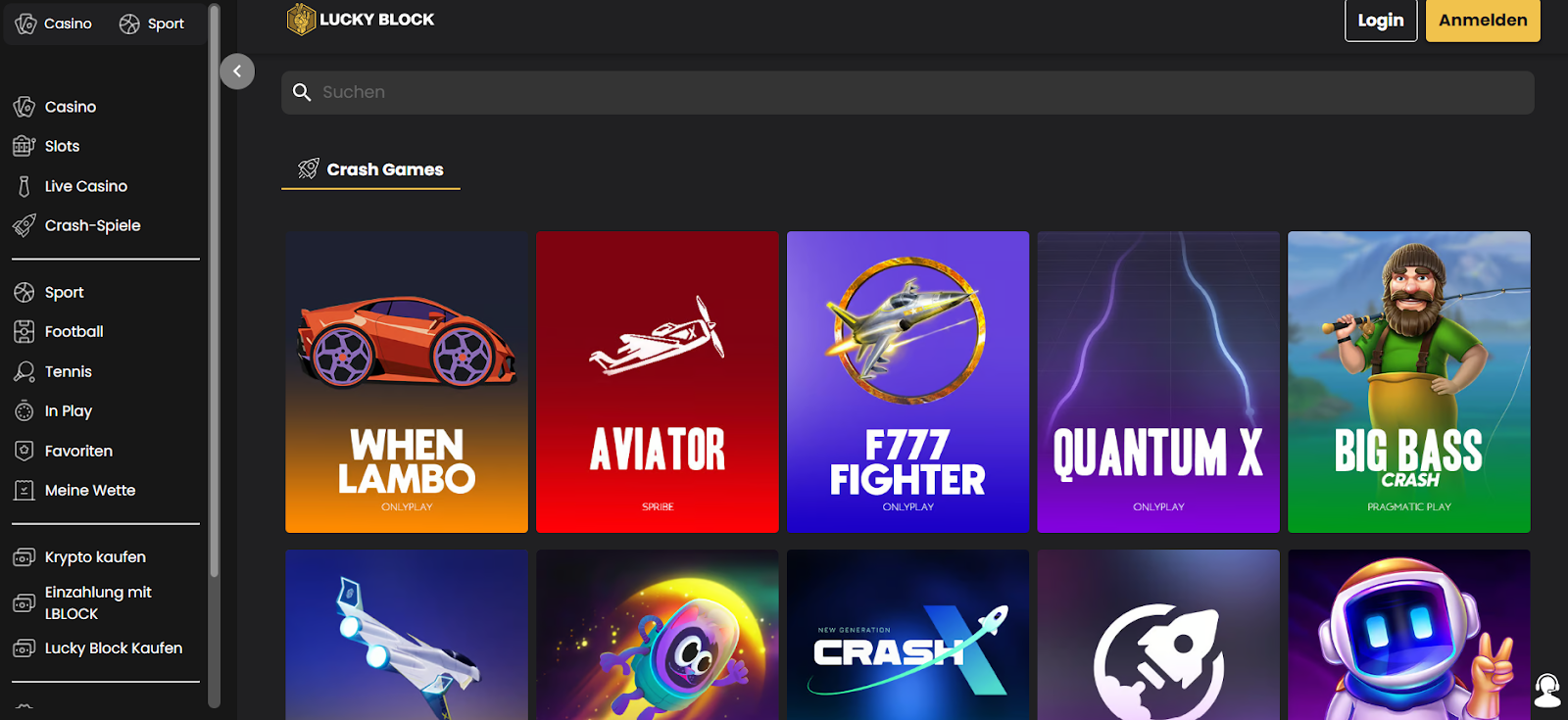 Crash games