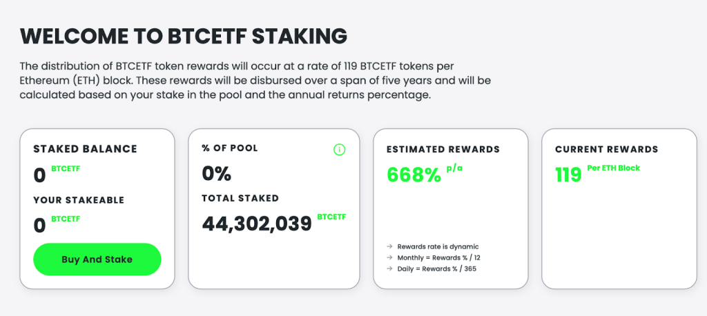 Bitcoin ETF Staking