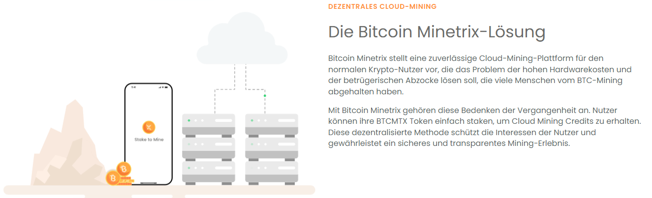 Bitcoin Minetrix Lösung