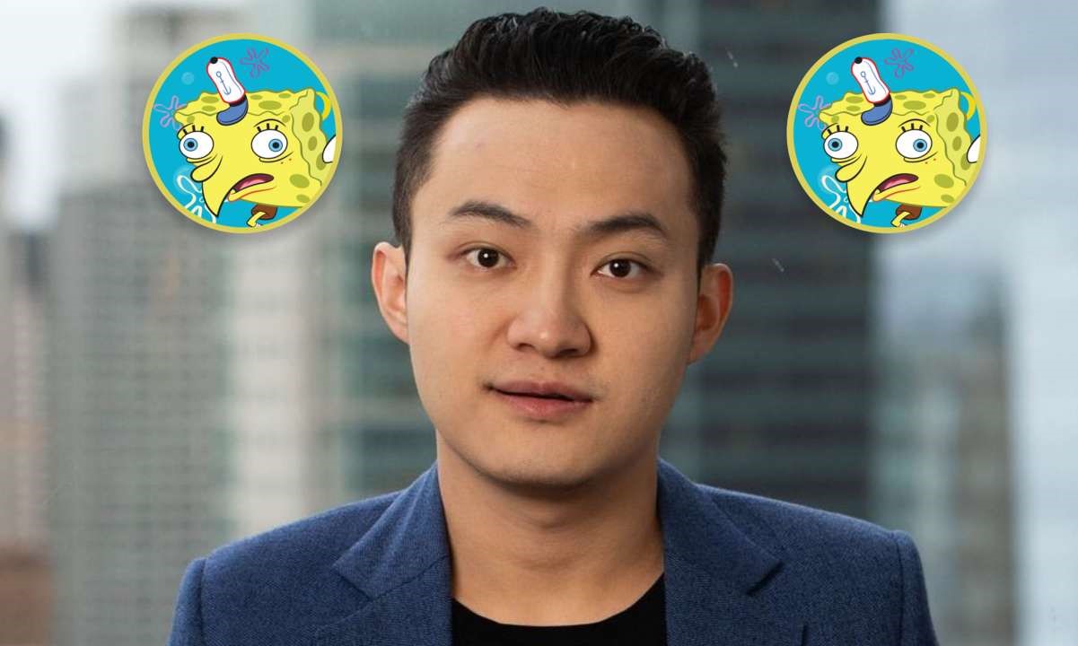 Justin Sun transferiert 14,7 Millionen Dollar in ETH – Spekulationen um Kauf von Meme Coin SPONGE V2 nach 178% Preissteigerung