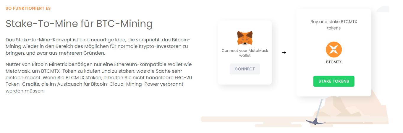 BTCMTX Stake to mine
