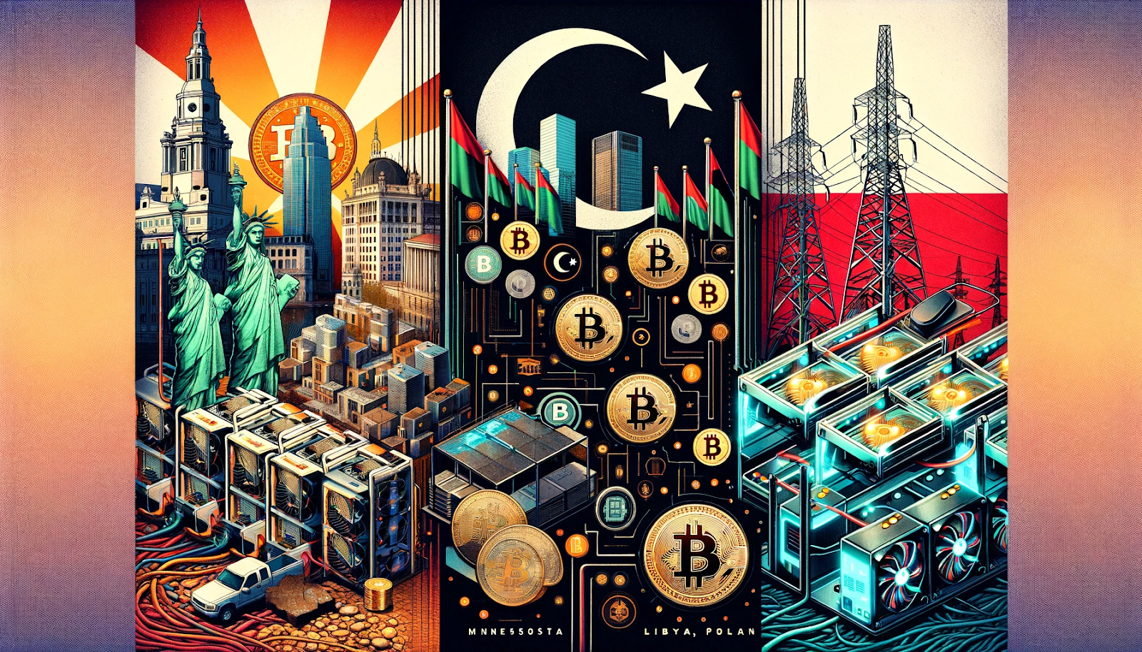 Bitcoin News: Illegales Mining- Energieklau in Minnesota, verbotene Farmen in Libyen und versteckte Operationen in Polen