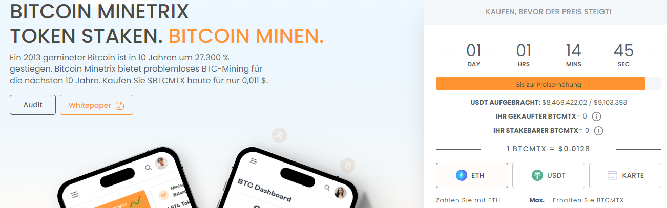 BTCMTX Presale
