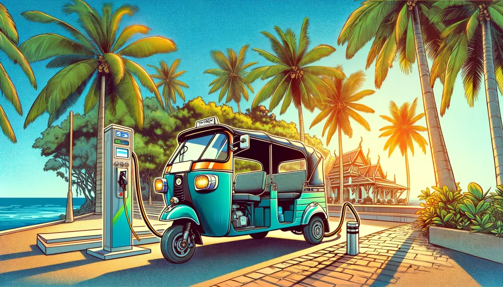 Innovative eTukTuks setzen neue Massstaebe auf dem Markt der E-Mobilitaet