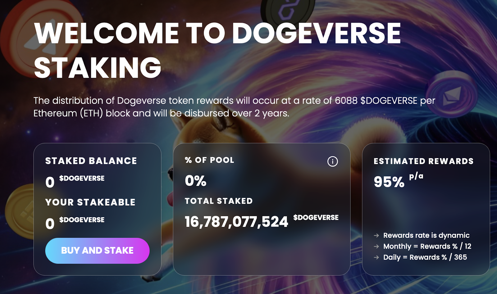 Dogeverse Staking