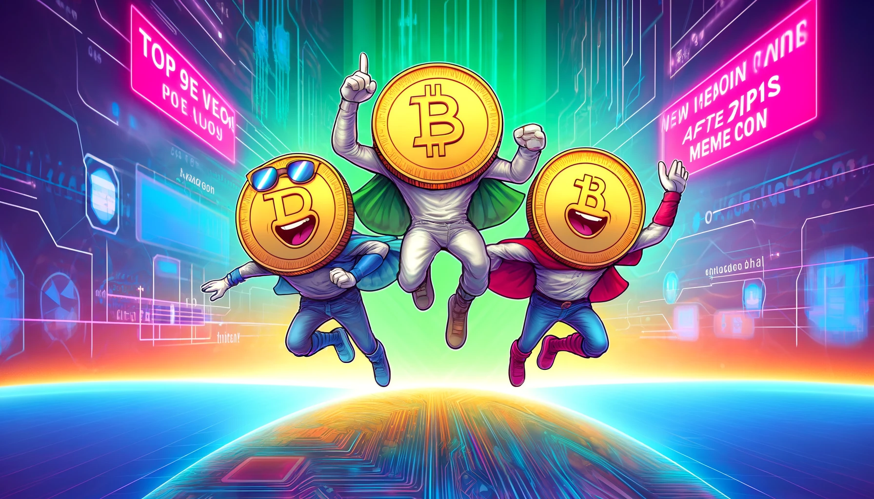 Die besten 3 neuen Memecoins nach dem Bitcoin Halving 