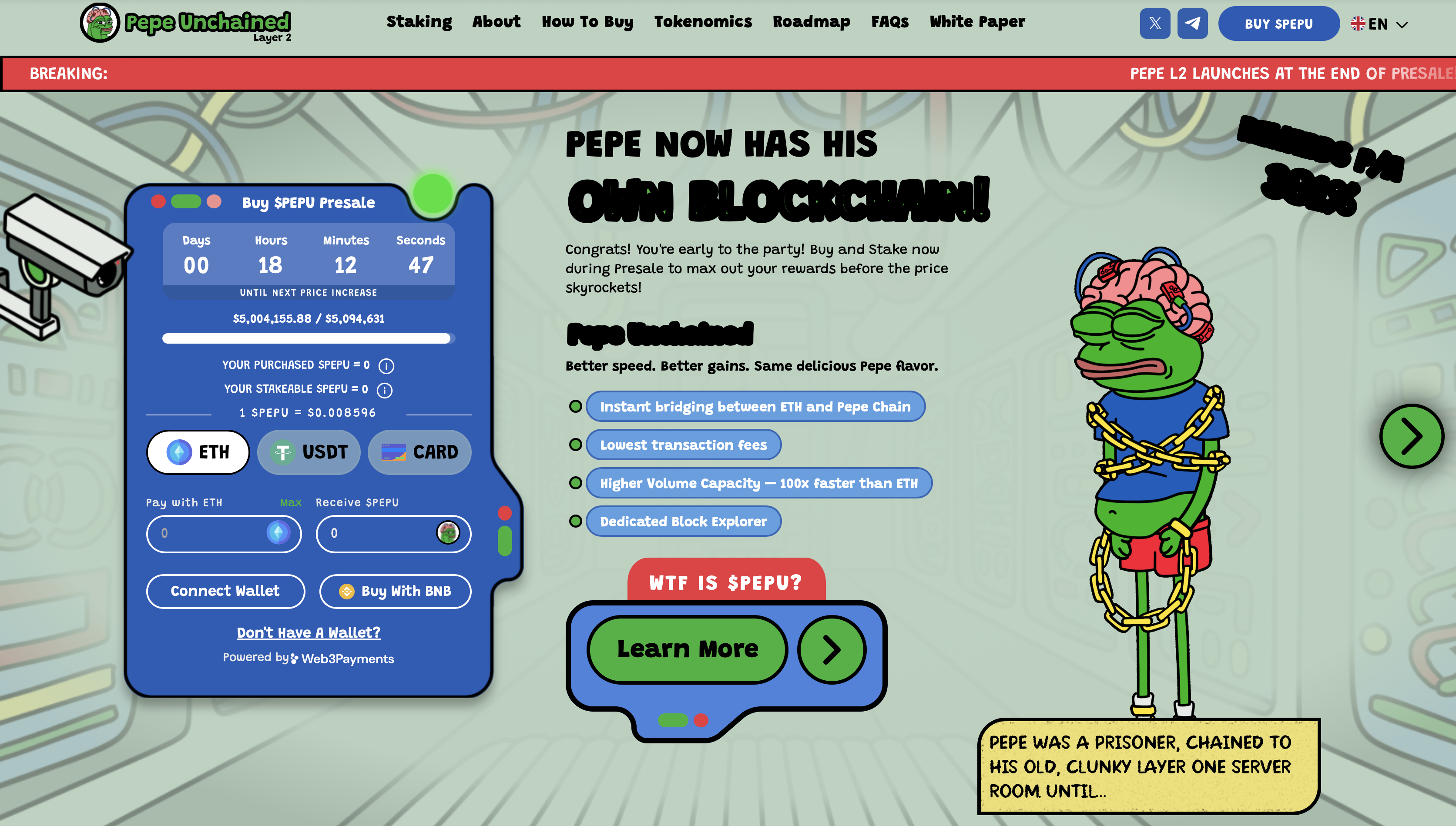 PEPE Alternative: PEPU explodiert auf 5 Mio. $ – beste Wahl für Altcoin-Saison? 