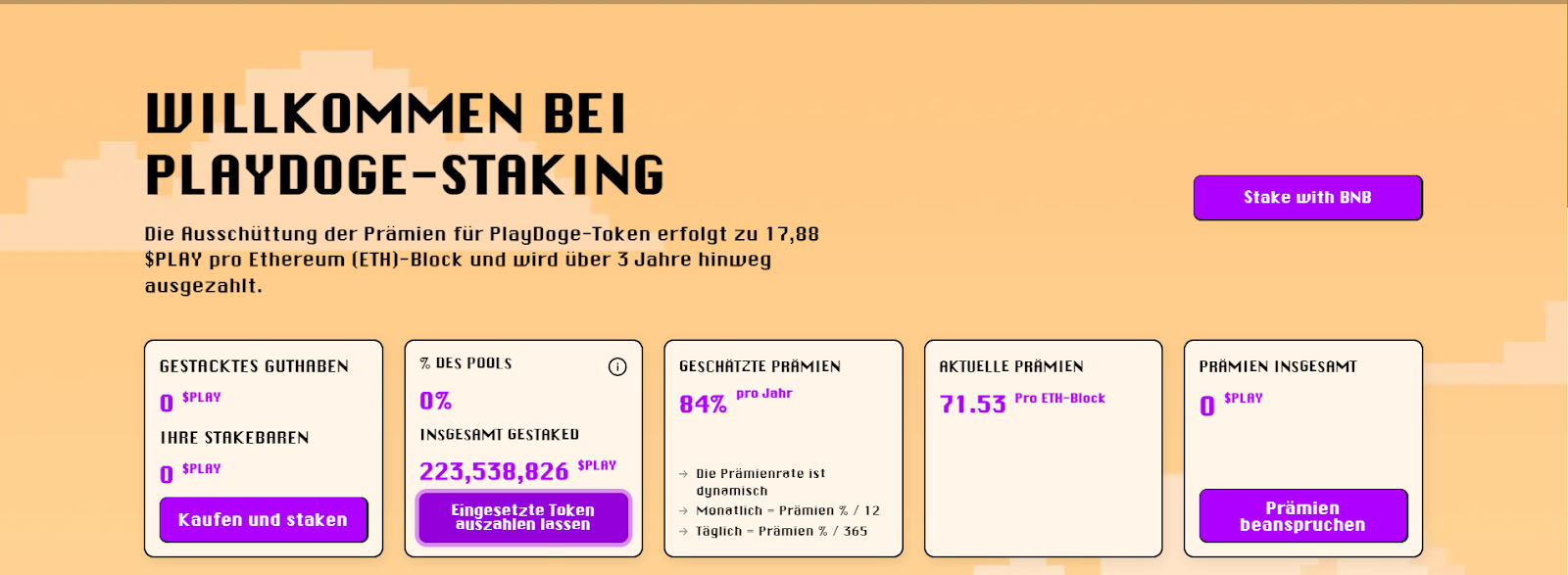 PLAY Staking