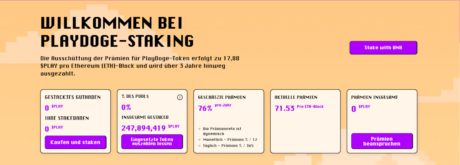 $PLAY Staking