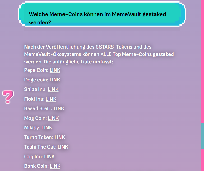 STARS Staking