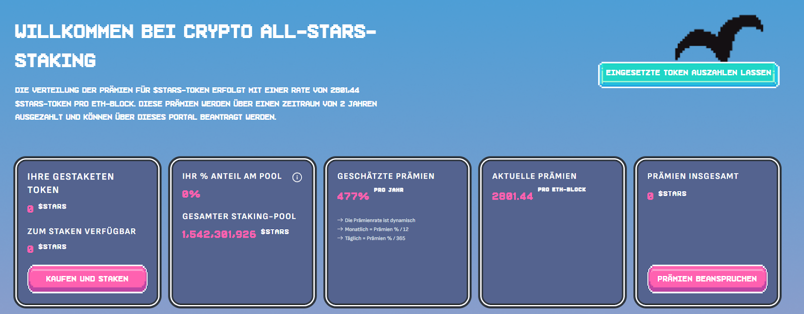 Crypto Allstars Staking
