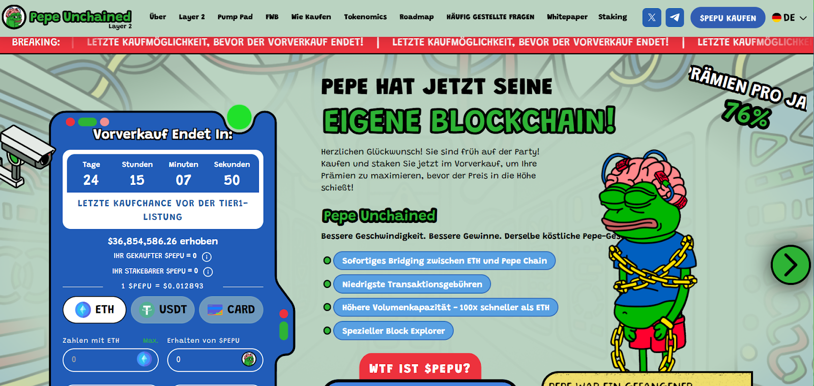 Pepe Unchained
