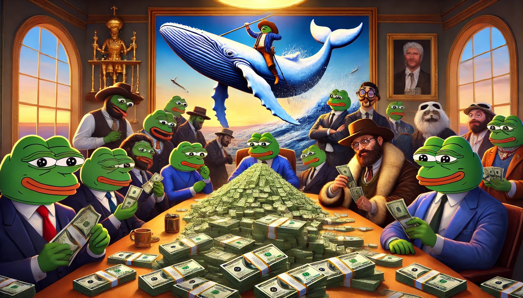 Wall Street Pepe News: Markt zittert, aber Frosch bleibt mit +84 % grün