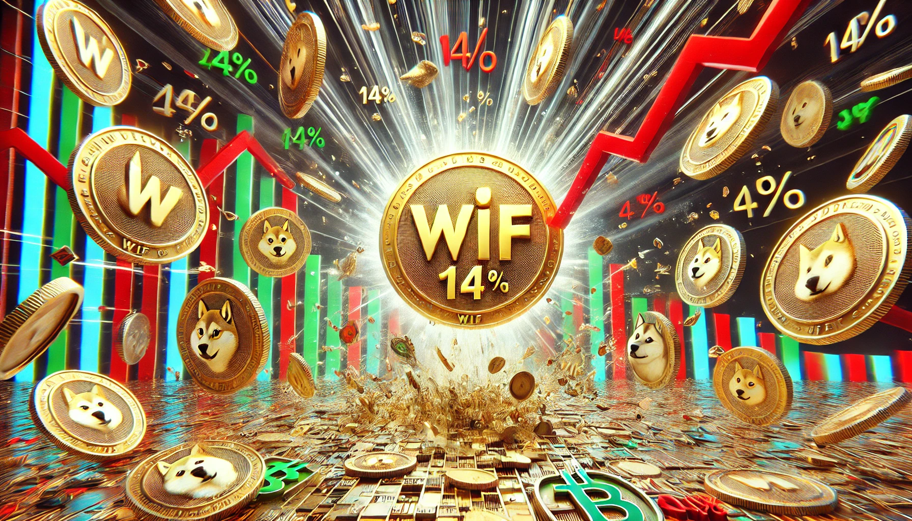 WIF News: 16 % Kursanstieg während die meisten anderen Meme-Coins fallen