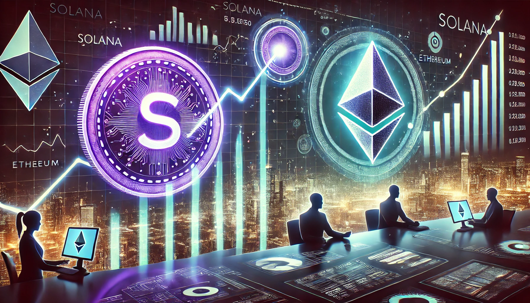 Krypto News: Ethereum wird in Sachen Revenue weiter von Solana abgehängt