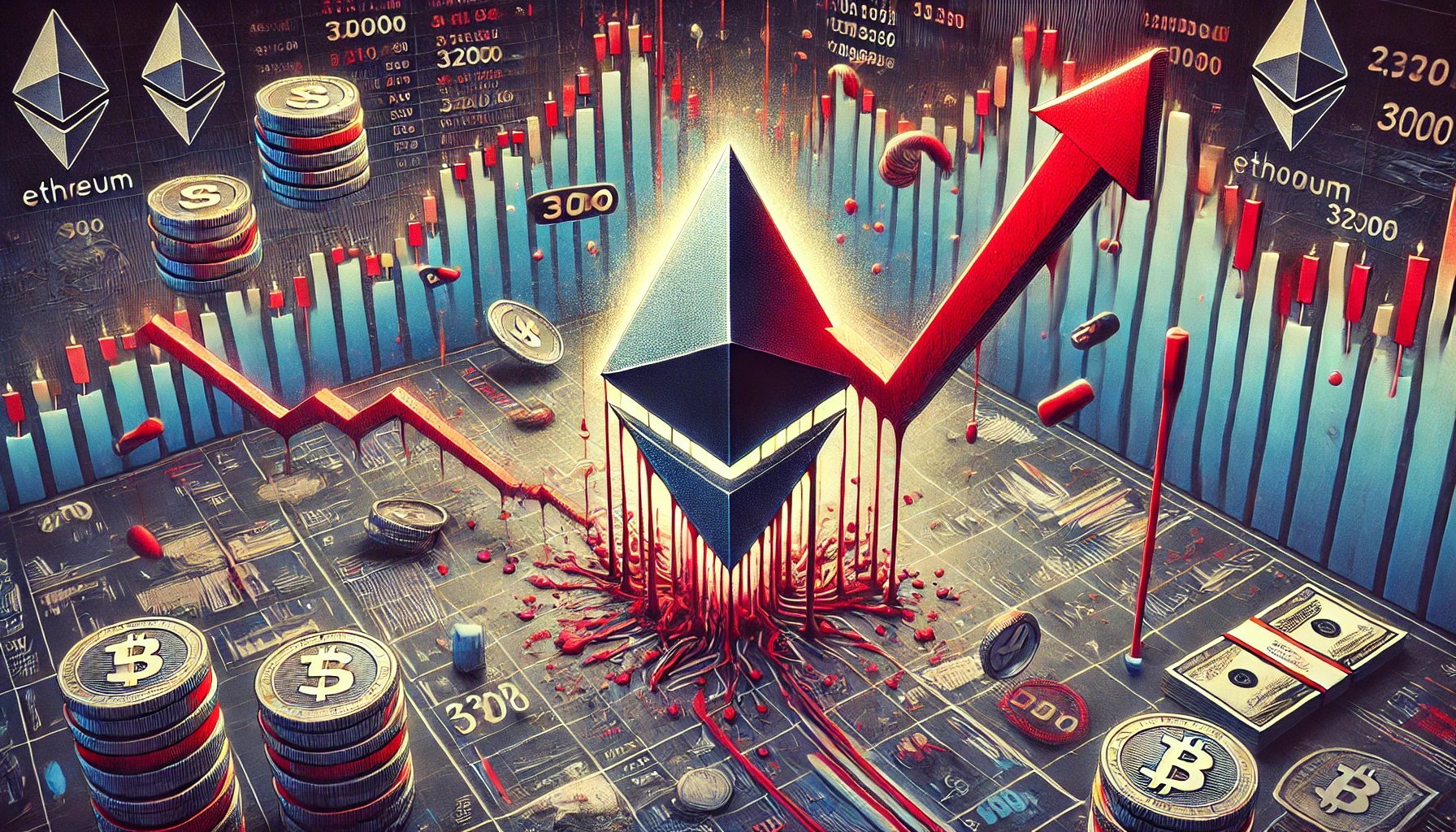 Ethereum Kurs: Preis ist heute deutlich unter 3000 Dollar zurückgefallen