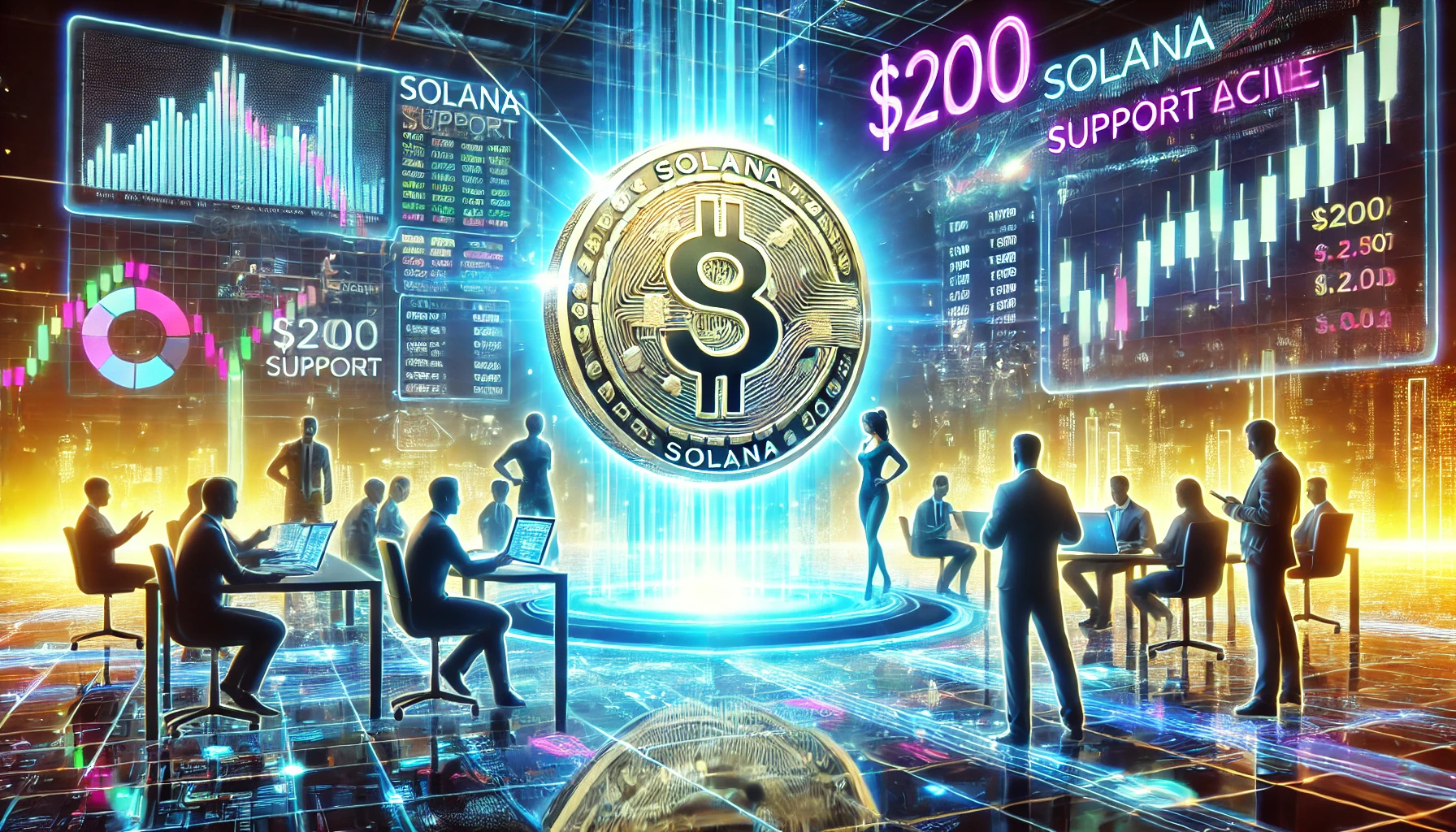 SOL News: Bullen kämpfen darum den 200-Dollar-Support zu verteidigen