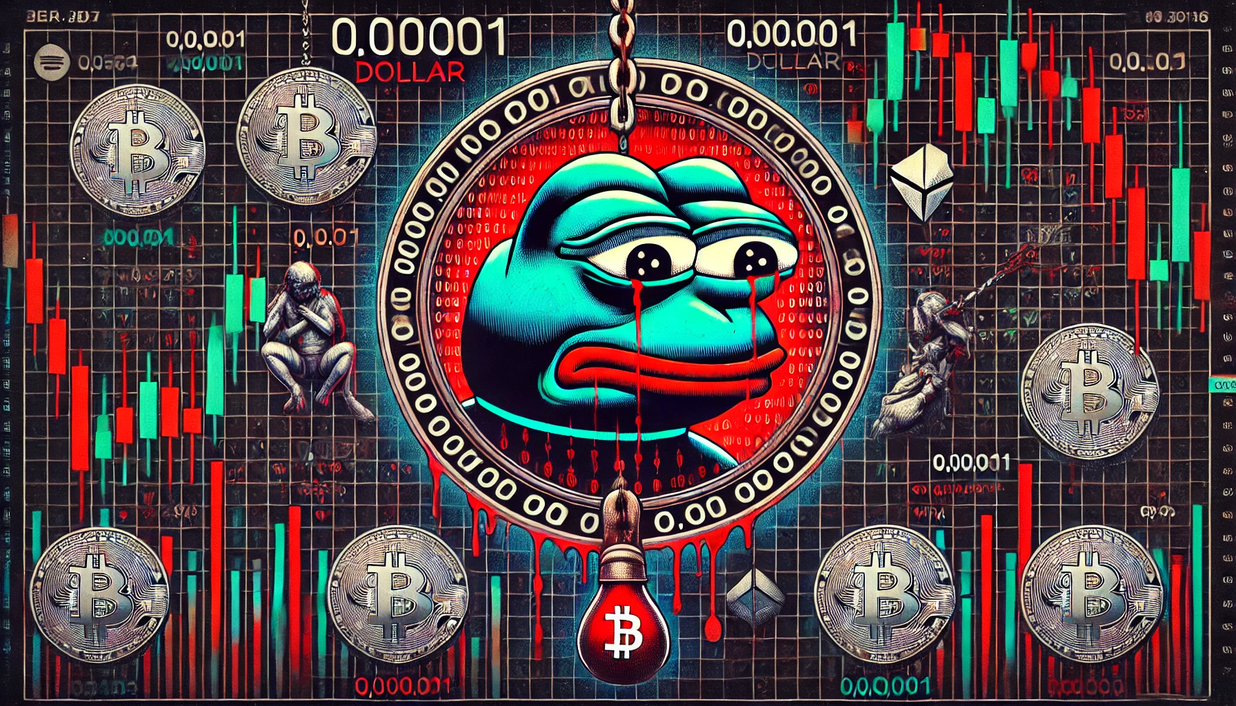 PEPE Kurs aktuell: Frosch-Meme-Coin fällt auf 0,00001-Dollar-Support zurück