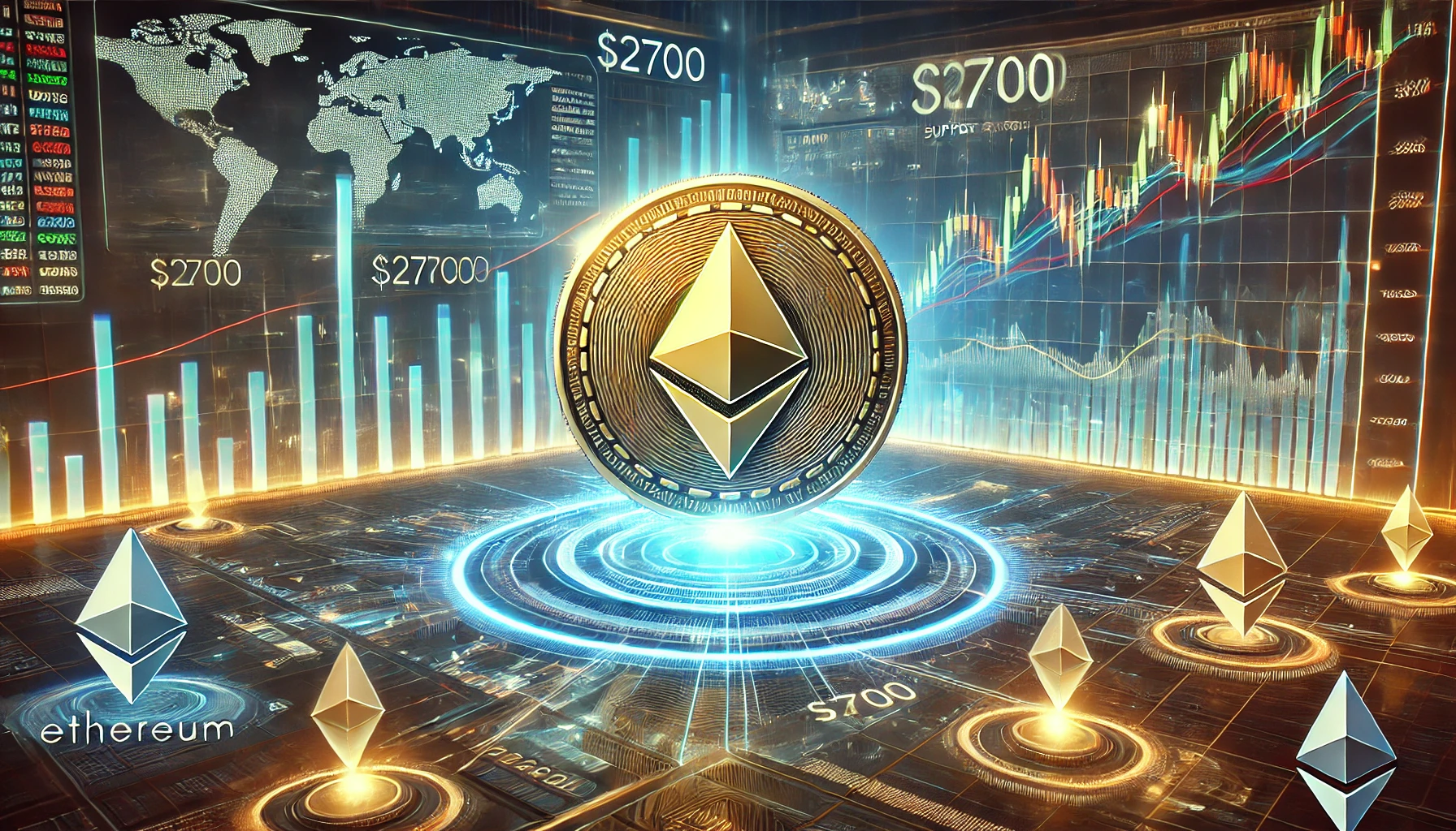 Ethereum Kurs: Preis konsolidiert um 2700-$-Marke