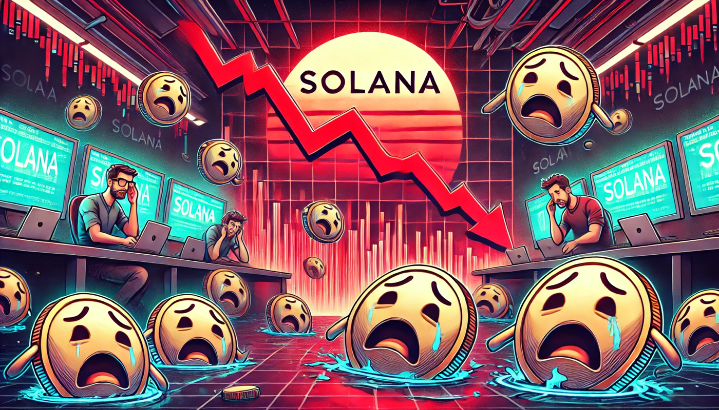 Solana unter Druck: Kryptowährung verliert nach Meme Coin Hype deutlich an Wert