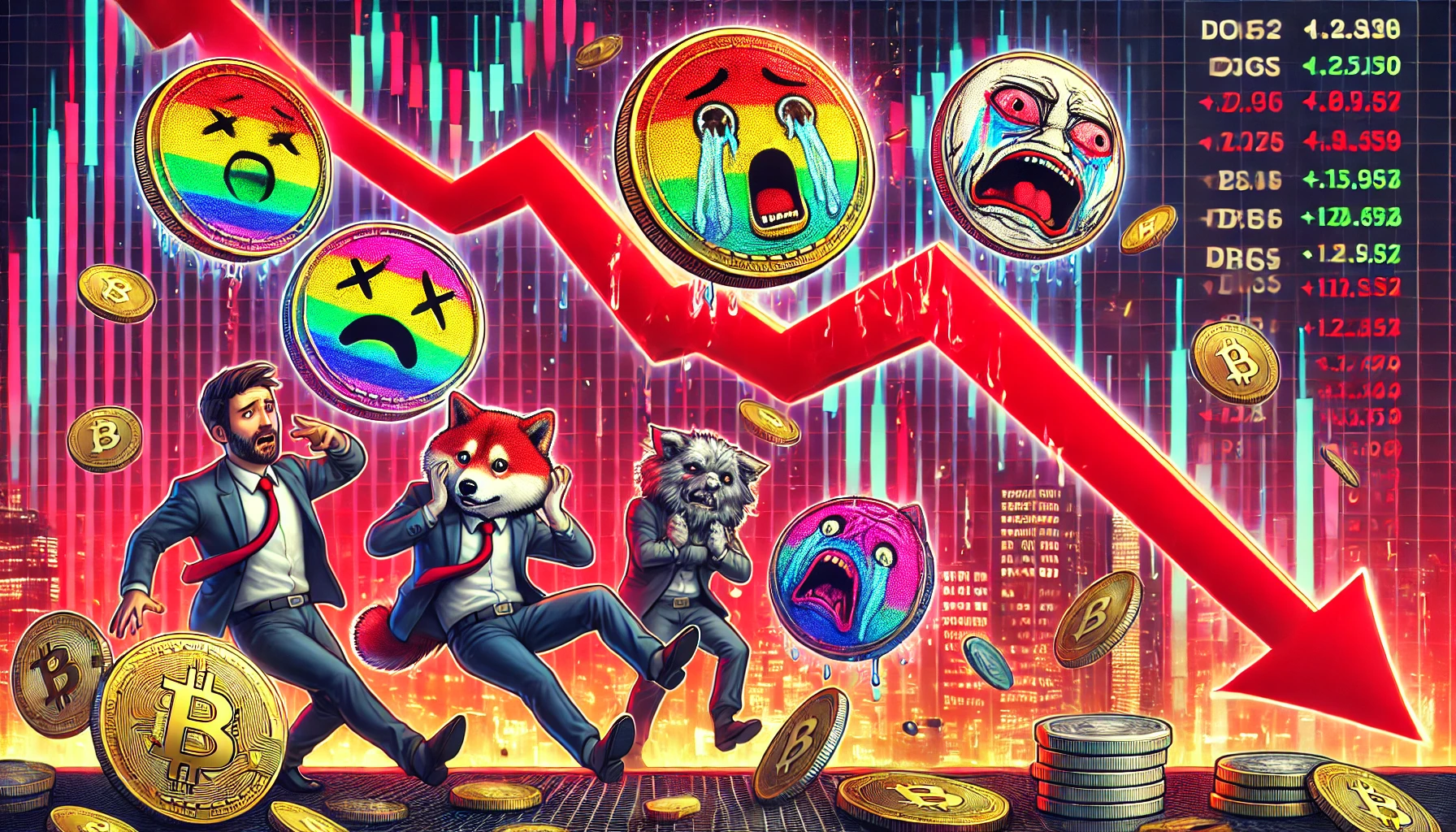Krypto News: Meme-Coin Kollaps setzt sich weiter fort
