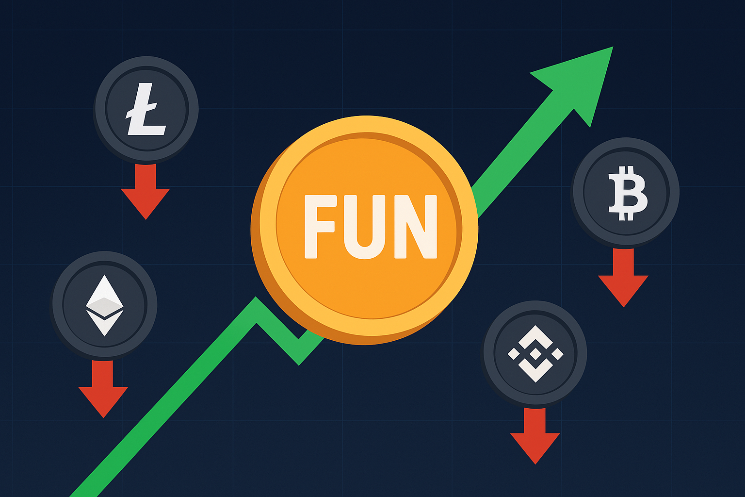 FUN-Kurs explodiert darum heute trotz Krypto-Crash um 52,46 %