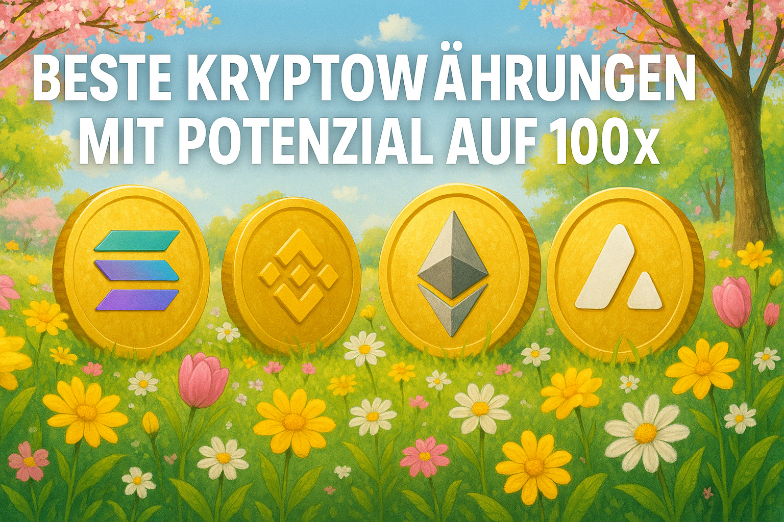 Krypto mit 100x Potenzial: Beste Coins für den Frühling
