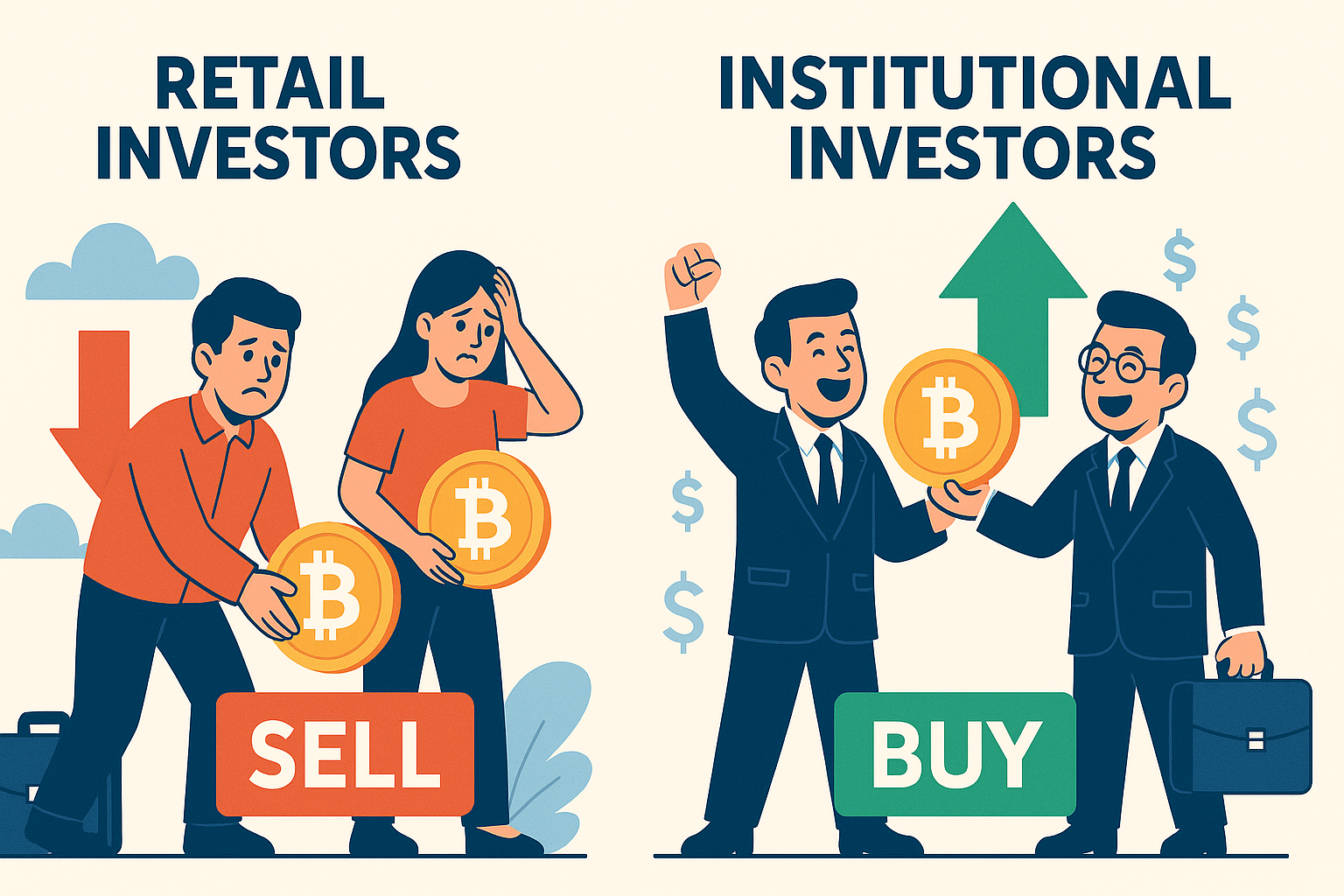 Krypto-News: Smart Money kauft Bitcoin und Dumb Money verkauft