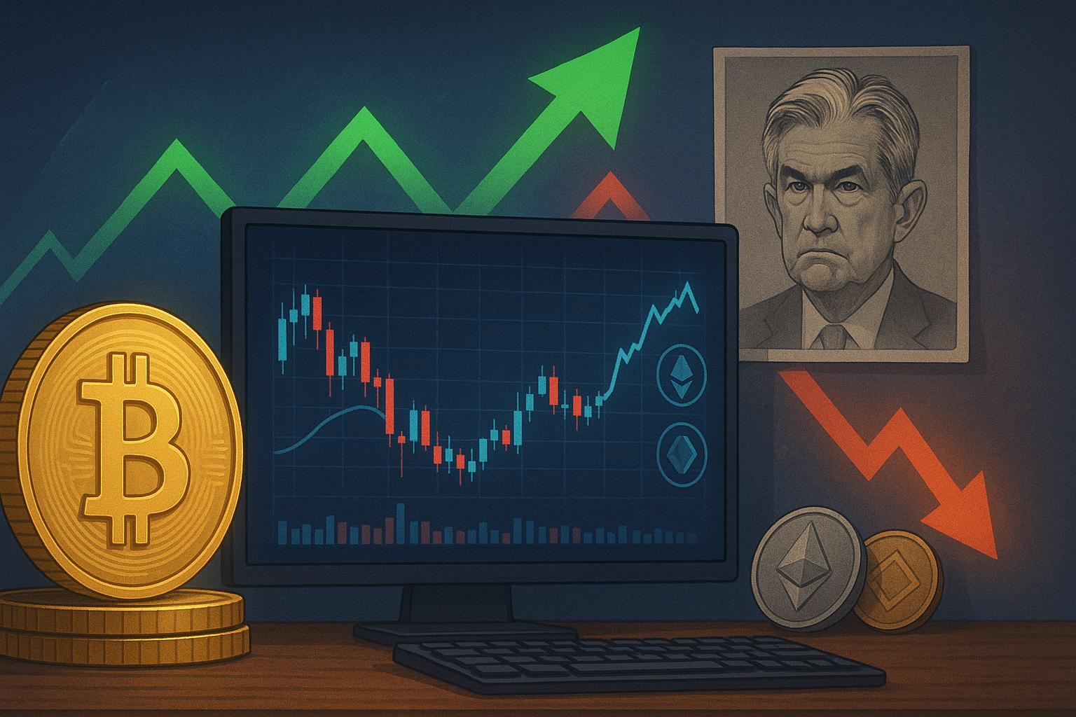 Krypto-Markt dreht nach Powell-Rede: Altcoins vor wichtiger Weichenstellung