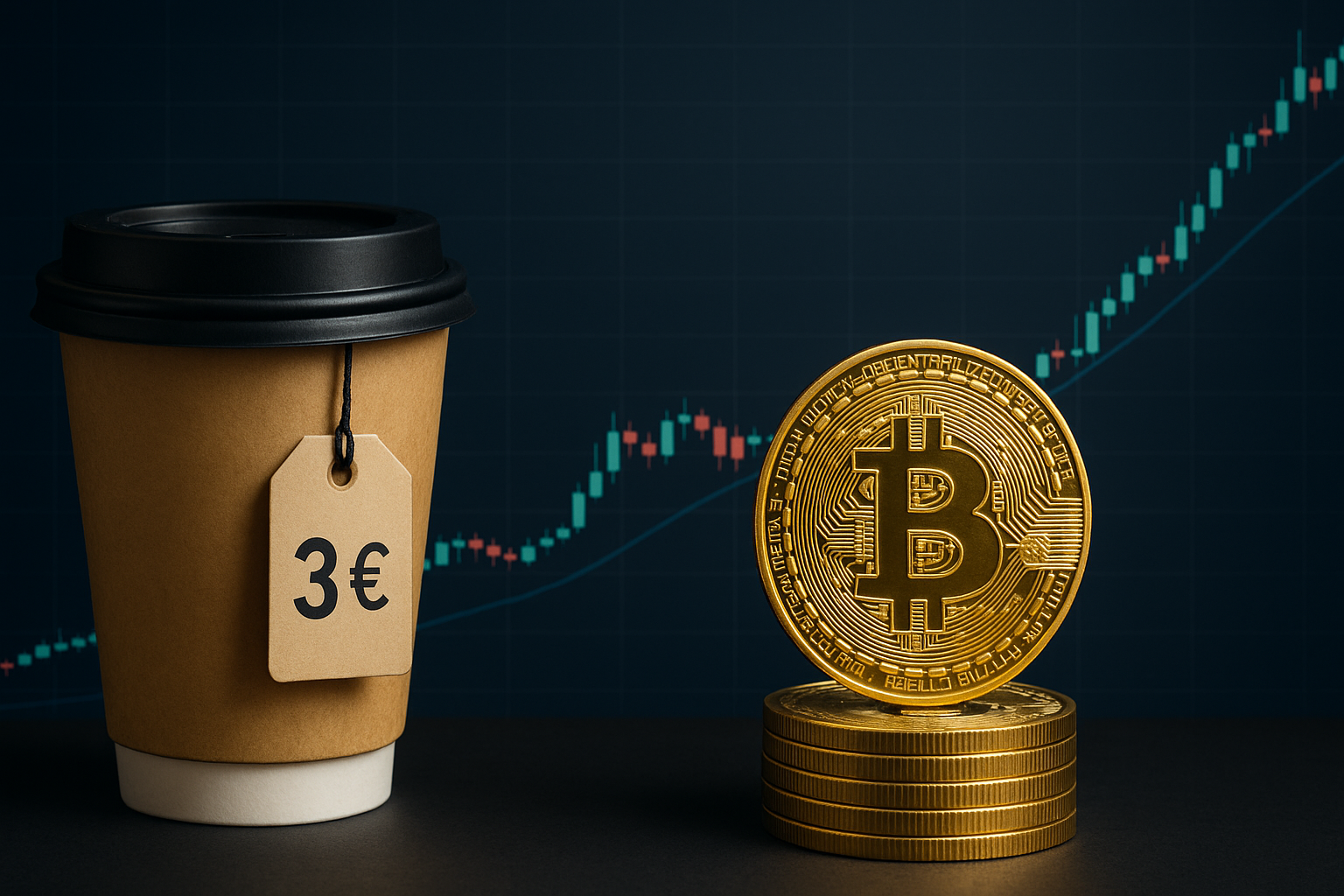 Verzicht auf täglichen Kaffee: Millionenvermögen durch Bitcoin-Investment möglich
