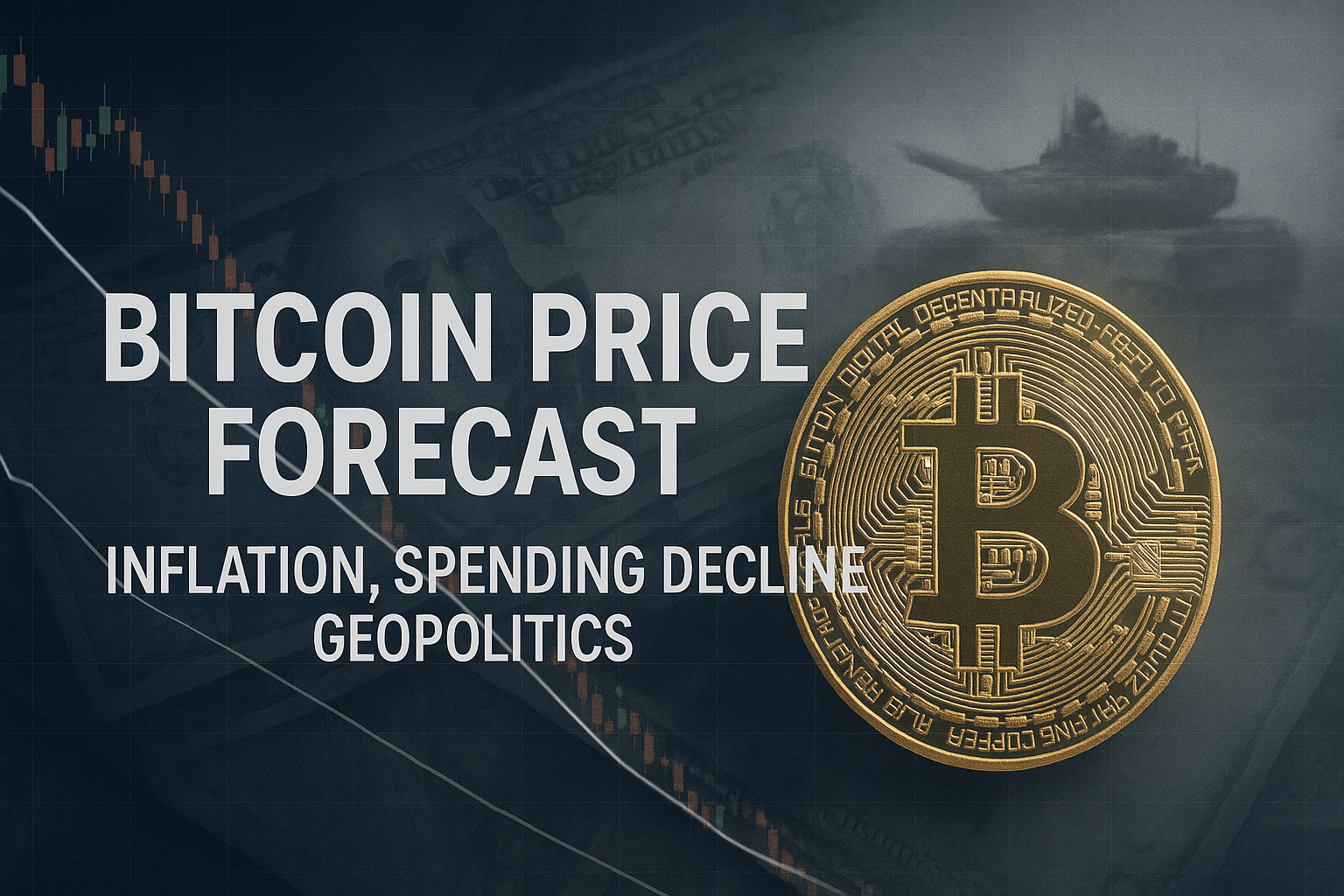 Bitcoin-Kurs-Prognose: Inflation, sinkende Ausgaben und Geopolitik bremsen