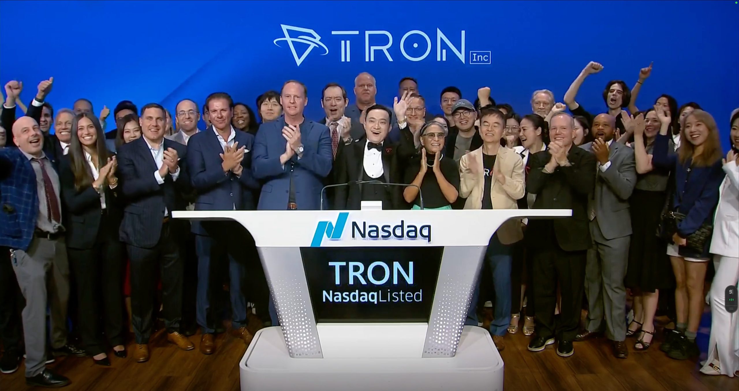 TRON geht an die Börse: Erstes TRON-Treasury-Unternehmen startet