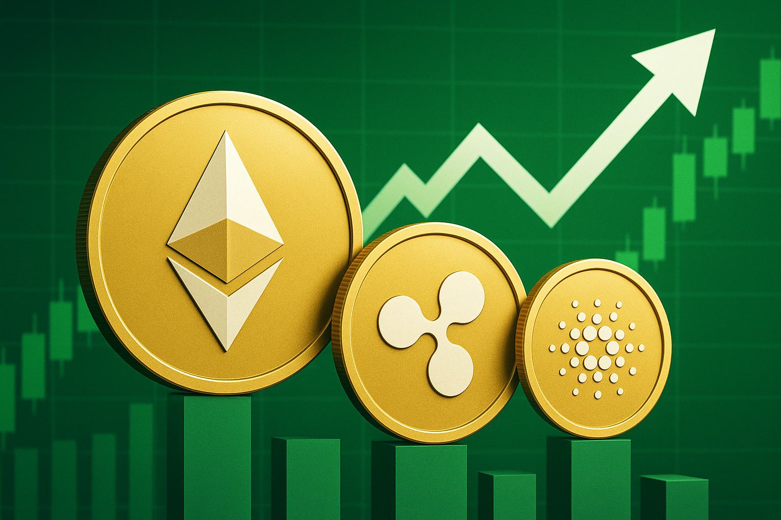 Kryptomarkt erlebt Altcoin-Rallye: Ethereum, XRP und Cardano mit starken Zuwächsen