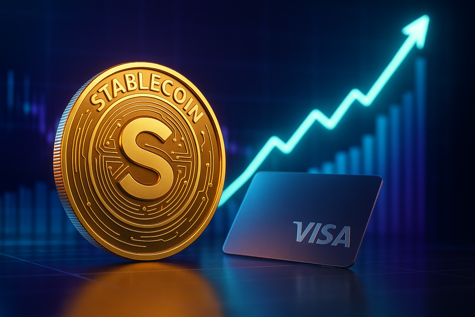 Stablecoins erreichen historischen Meilenstein: Transaktionsvolumen übersteigt erstmals Visa-Zahlungen