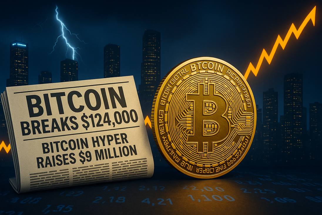 Bitcoin durchbricht 124.000 US-Dollar – Bitcoin Hyper sammelt 9 Millionen