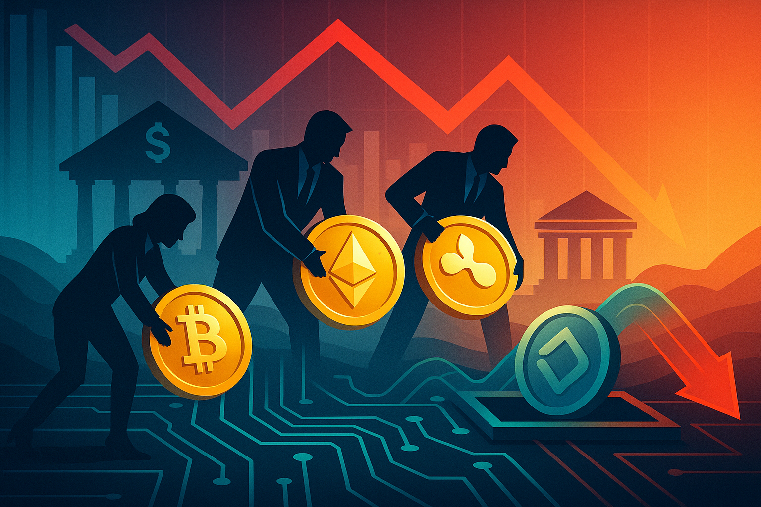 Krypto News: Institutionelle Investoren ziehen ihr Kapital vom Kryptomarkt ab
