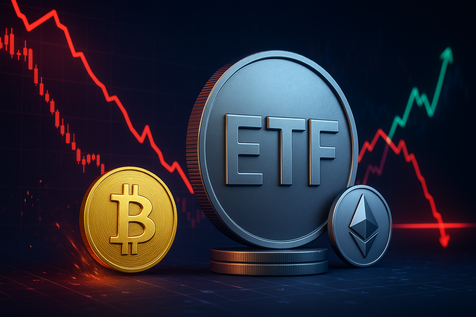 Krypto-ETFs verlieren 945 Millionen Dollar in massiven Kapitalabflüssen