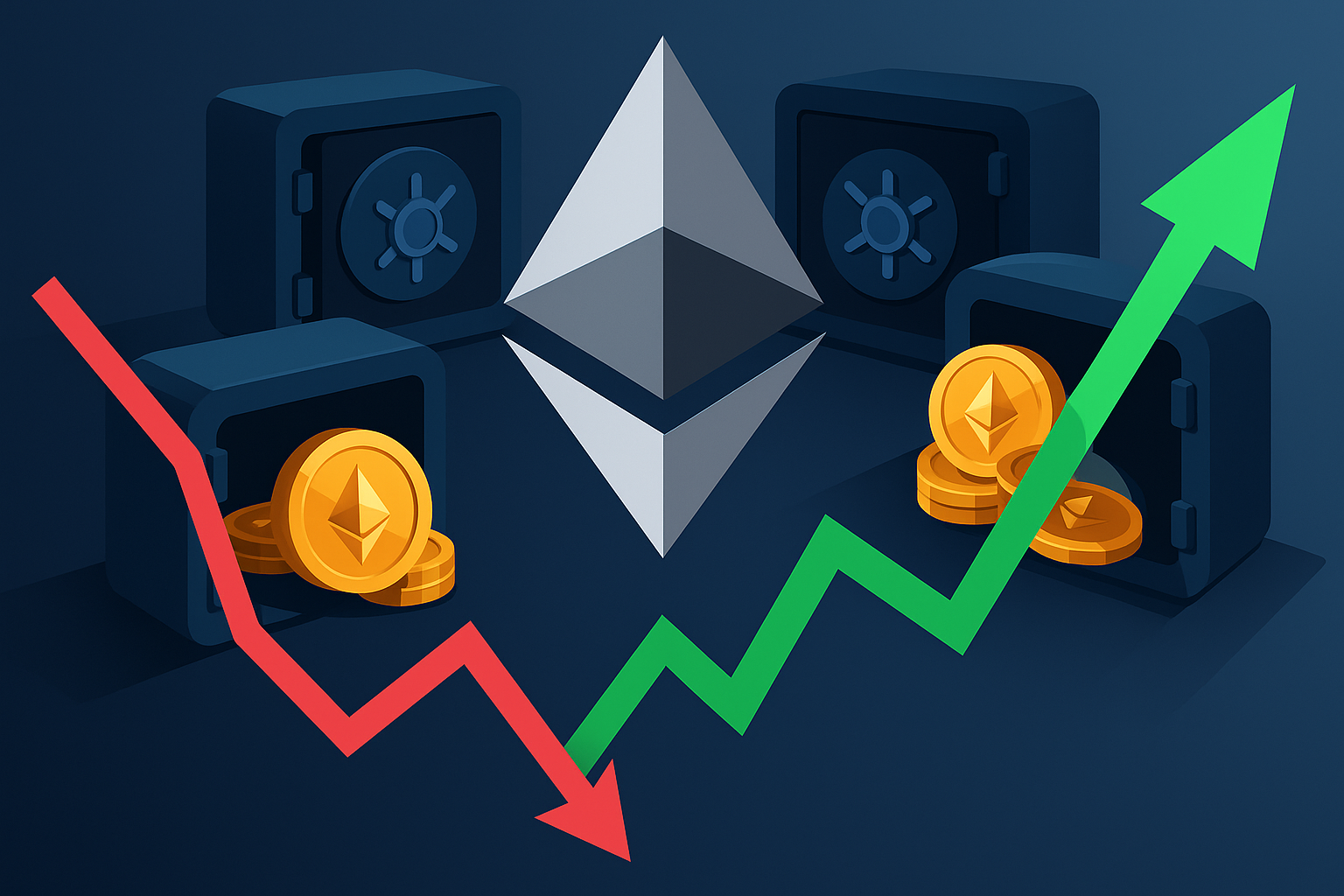 ETH-Supply auf Exchanges fällt auf 9-Jahres-Tief – folgt eine Supply-Shock-Rallye?