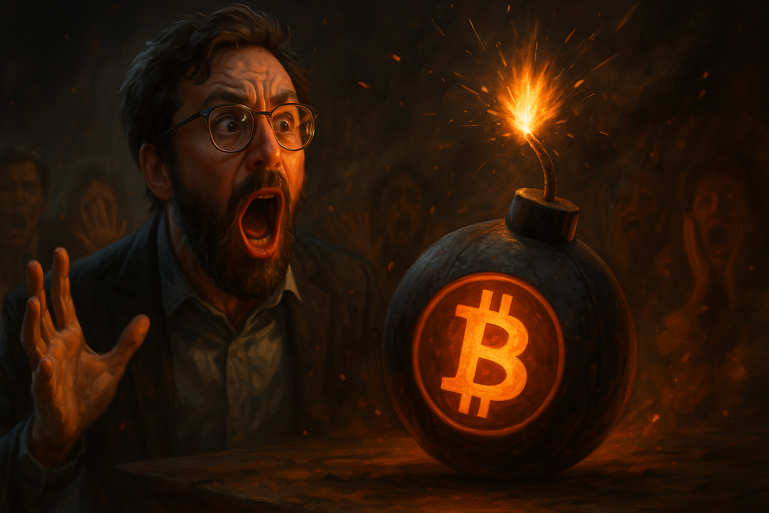 Bitcoin eine tickende Zeitbombe: Krypto-Experte schockiert mit Analyse!