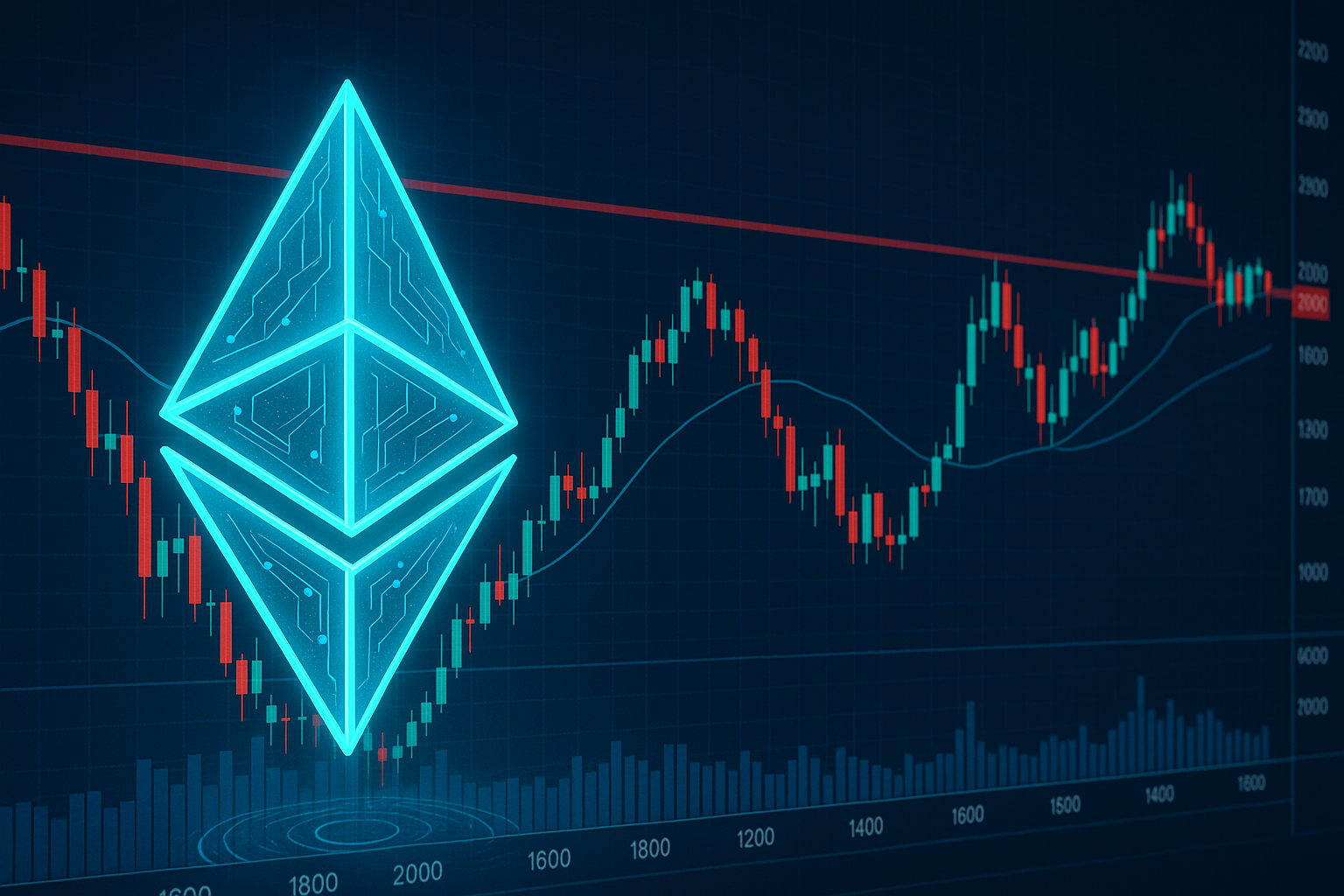 Ethereum vor kritischer Widerstandszone