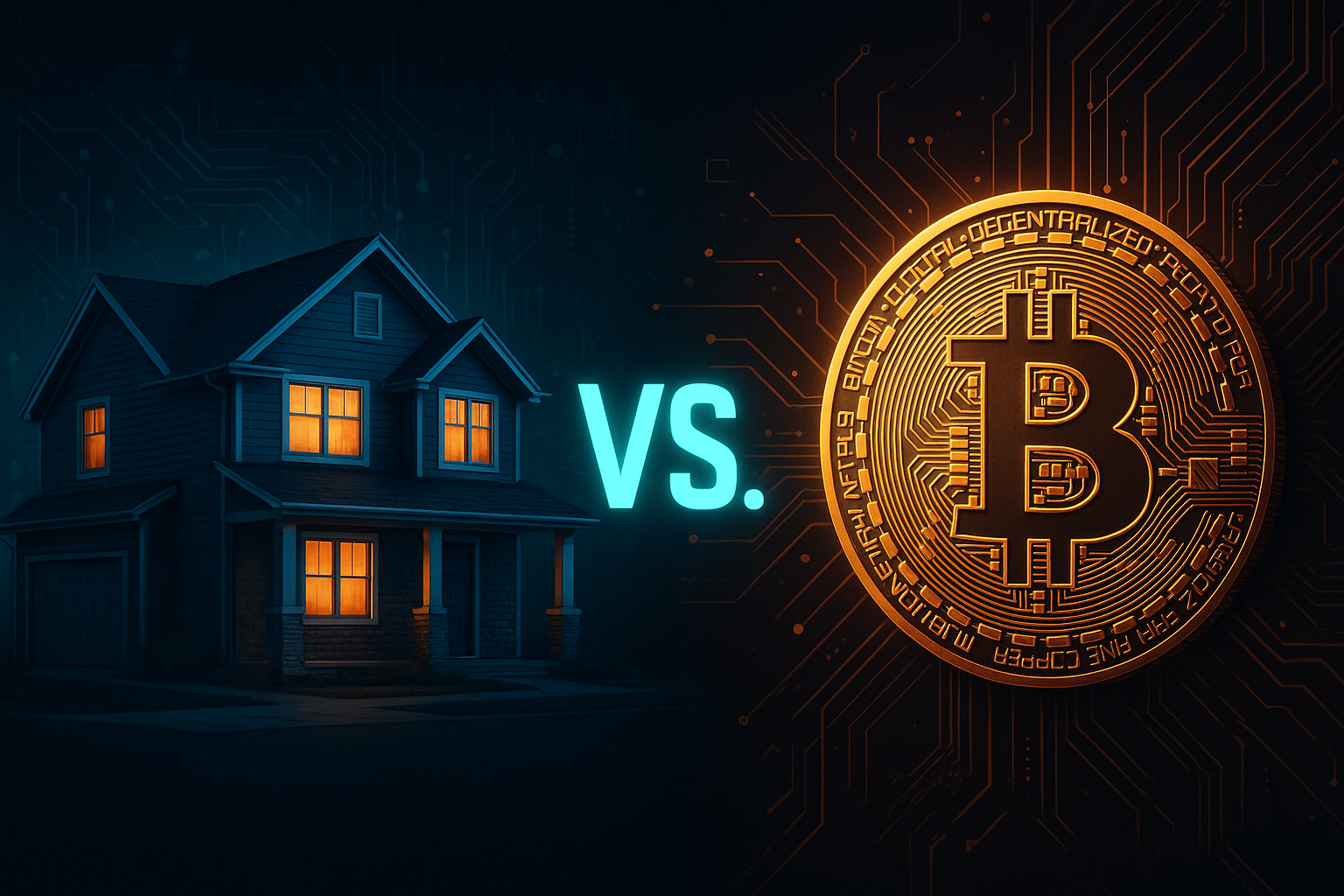 Haus oder Bitcoin kaufen – Was lohnt sich jetzt mehr?