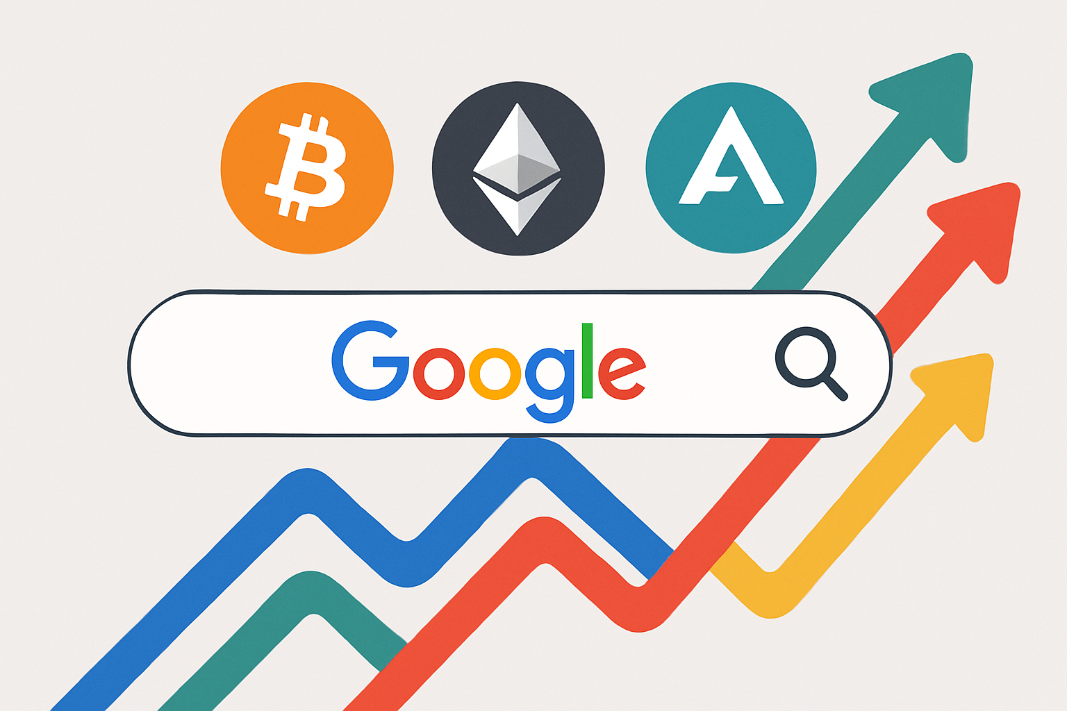 Krypto News: Google-Interesse an “Crypto” und “Altcoins” steigt deutlich an
