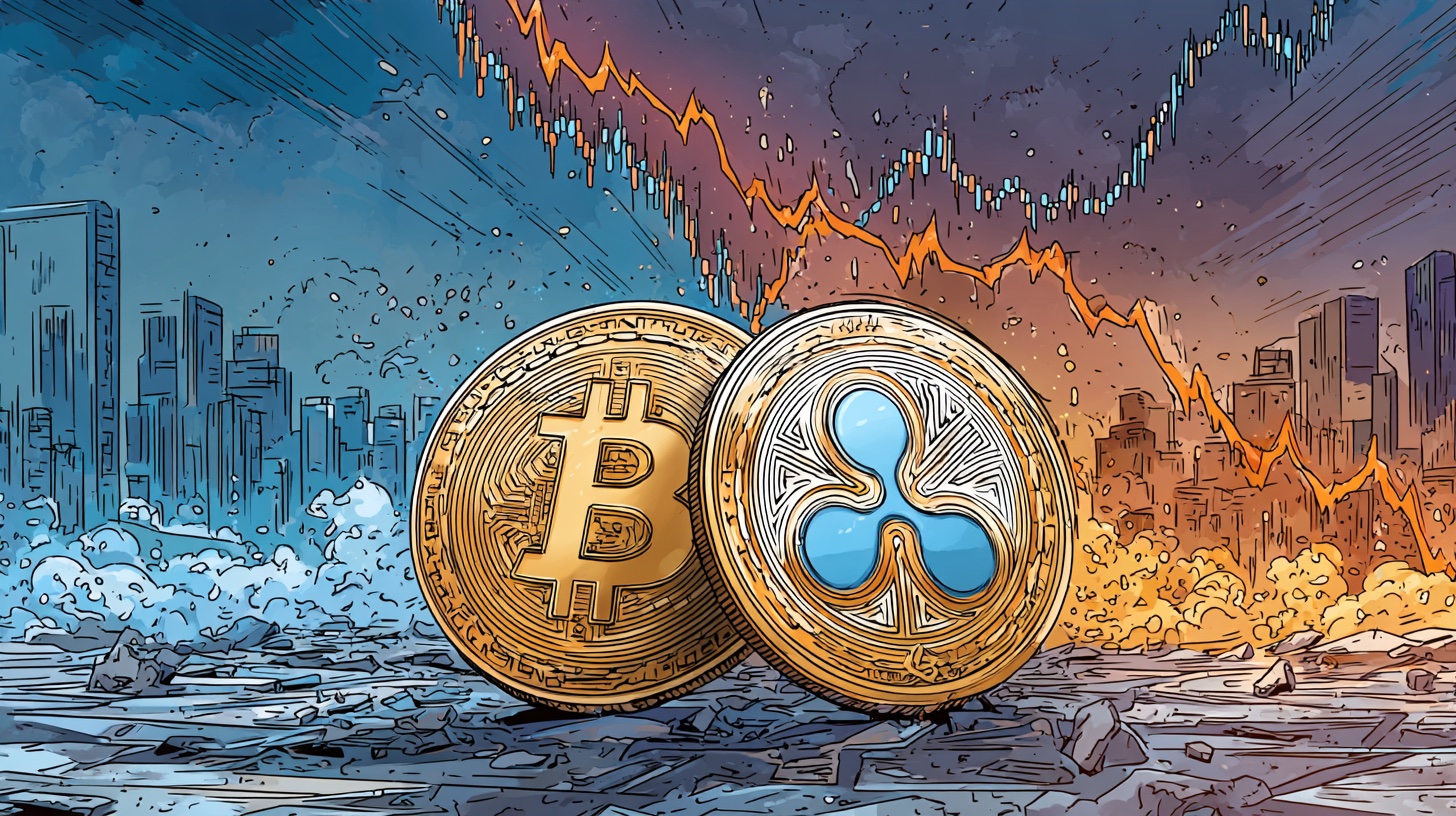Krypto News: Kryptomarkt im Rückwärtsgang – warum fallen Bitcoin, XRP und Solana?