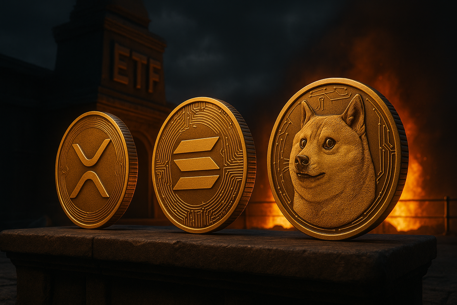 Altcoin-ETF Zulassungen stehen bevor: XRP, Solana und Dogecoin mit 90-prozentiger Genehmigungswahrscheinlichkeit